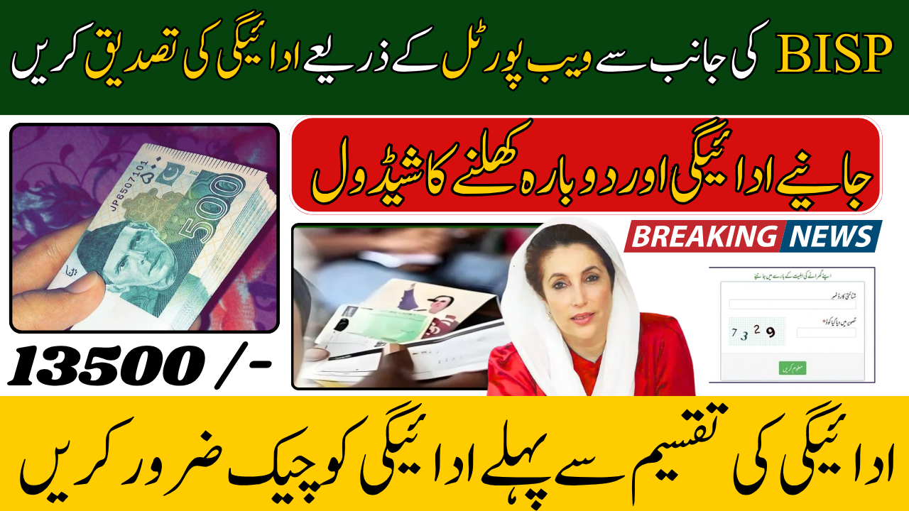 BISP 8171 Web Portal Payment