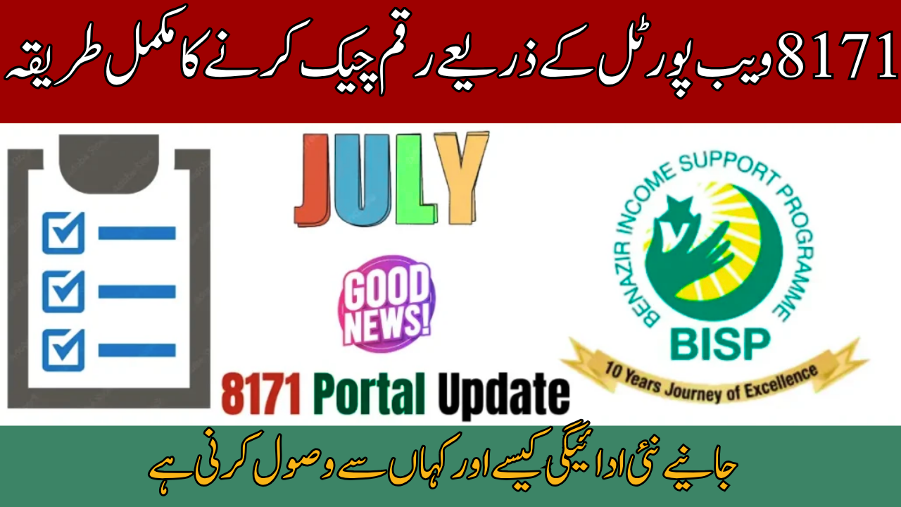 8171 Web Portal To Check New Payment
