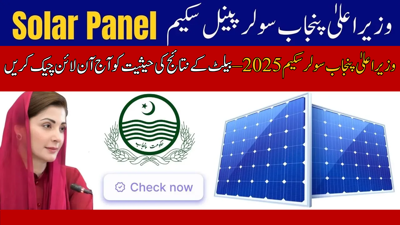 CM Punjab Solar Scheme