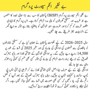 Benazir Income Support Programme (BISP) || How to Apply from Home and Receive Funds Easily, 8171benazirhelps.com