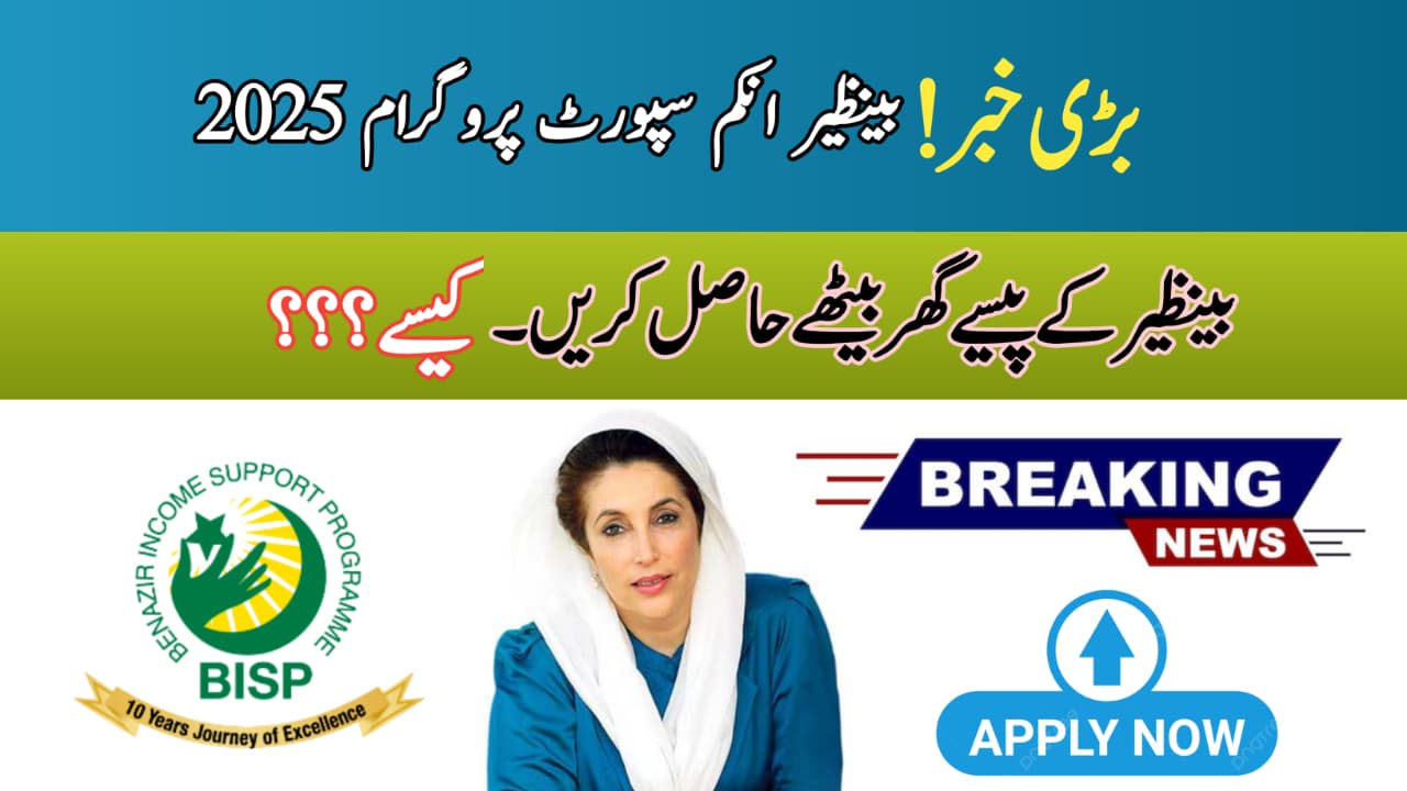 Benazir Income Support Programme (BISP) || How to Apply from Home and Receive Funds Easily, 8171benazirhelps.com