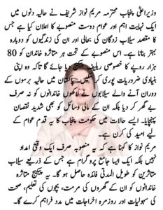 Maryam Nawaz Flood Relief