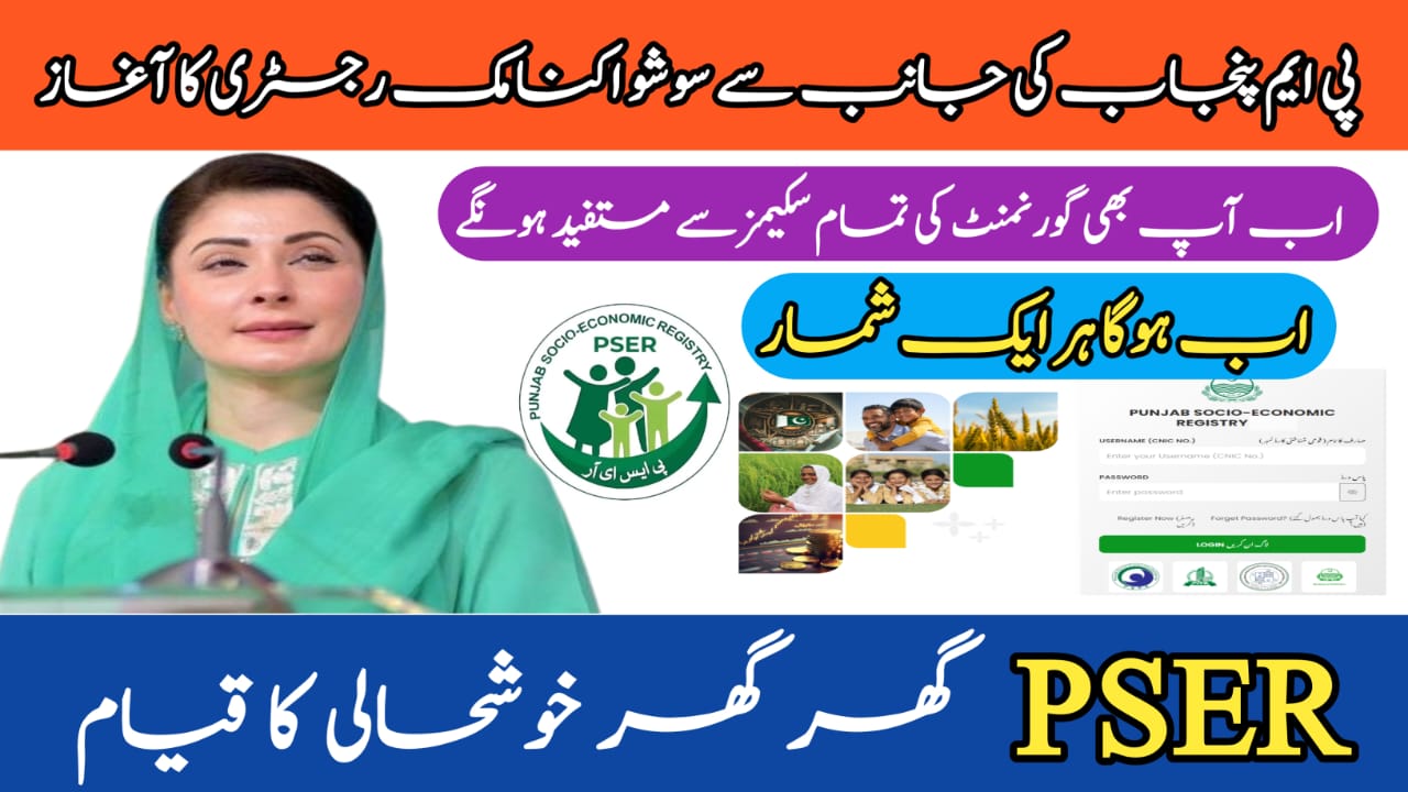 Punjab Socio-Economic Registry (PSER) 2025 || Complete Details, Registration, and Benefits, 8171benazirhelps.com