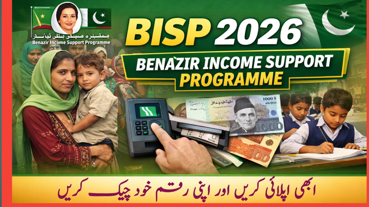 Benazir Income Support Programme (BISP) 2026, 8171benazirhelps.com