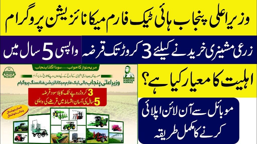 CM Punjab Hi-Power Tractor Program 2026: Financial Support Guide